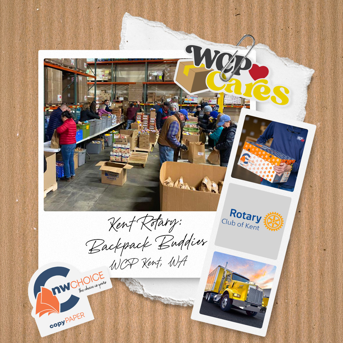 Backpack Buddies Program - WCP Cares - Kent, WA