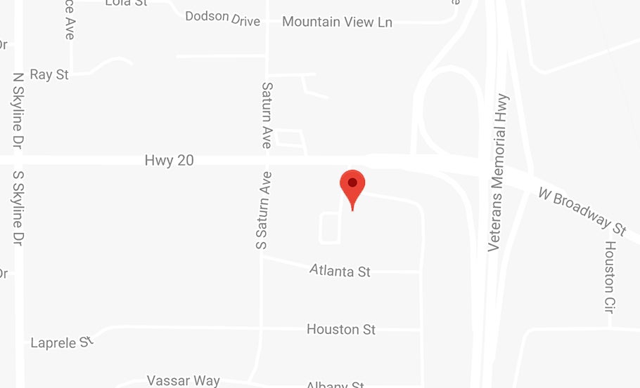 Google Map Image of location at 130 South Colorado Ave. Idaho Falls, ID 83402