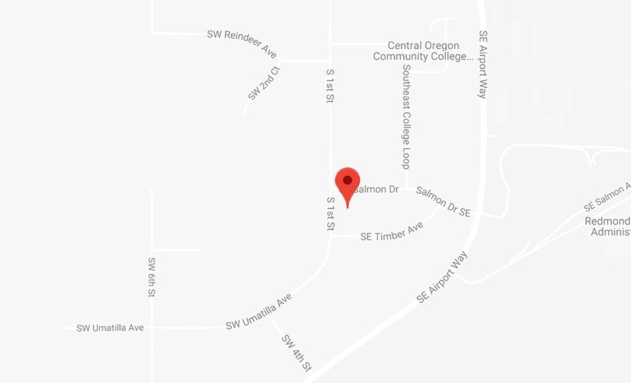 Google Map Image of location at 2330 SE 1st Street Redmond, OR 97756