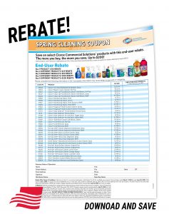 Clorox Professional Spring Cleaning Rebate Form