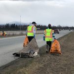 WCP Solutions Volunteers Cleaning up trash in Anchorage, AK