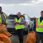 WCP Solutions Volunteers Cleaning up trash in Anchorage, AK