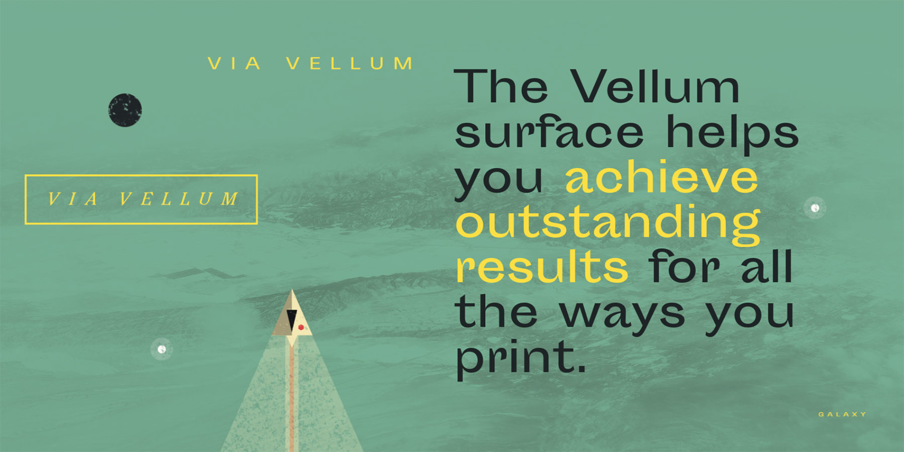 Outstanding "Over the Moon" results with Mohawk Via Vellum Paepr