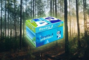 cartons of Double A - One Dream, One Tree cartons