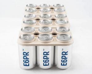 E6PR - 6 Pack Beer and Can Trays - Compostable