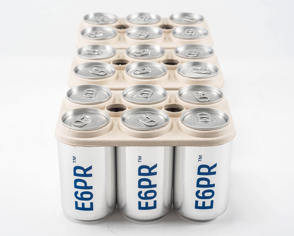 6 Pack Beer Compostable Can Rings made by E6PR