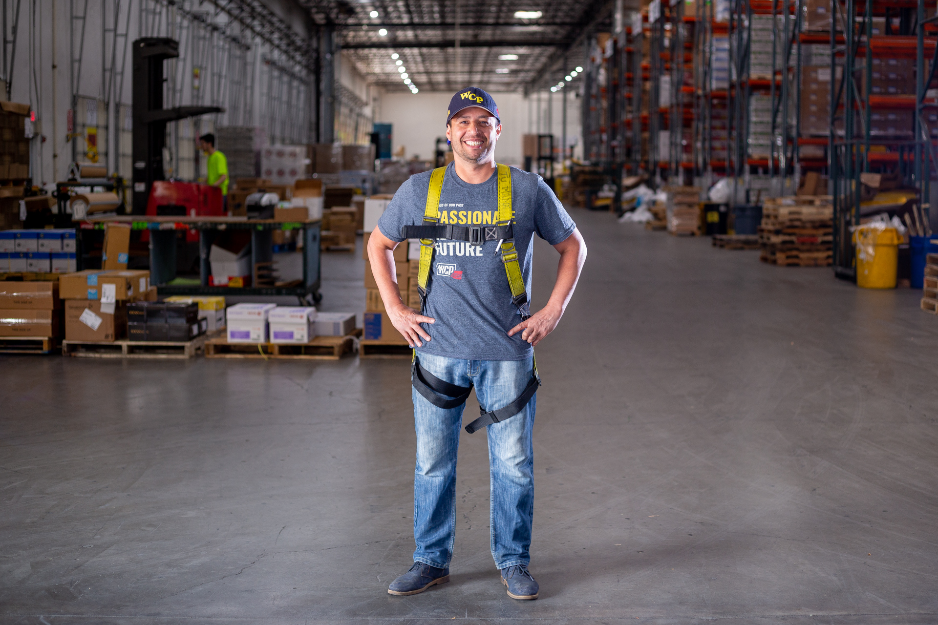 Miguel Valle standing on the dock at WCP Portland