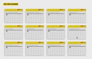 2021 WCP Solutions Desk Calendar