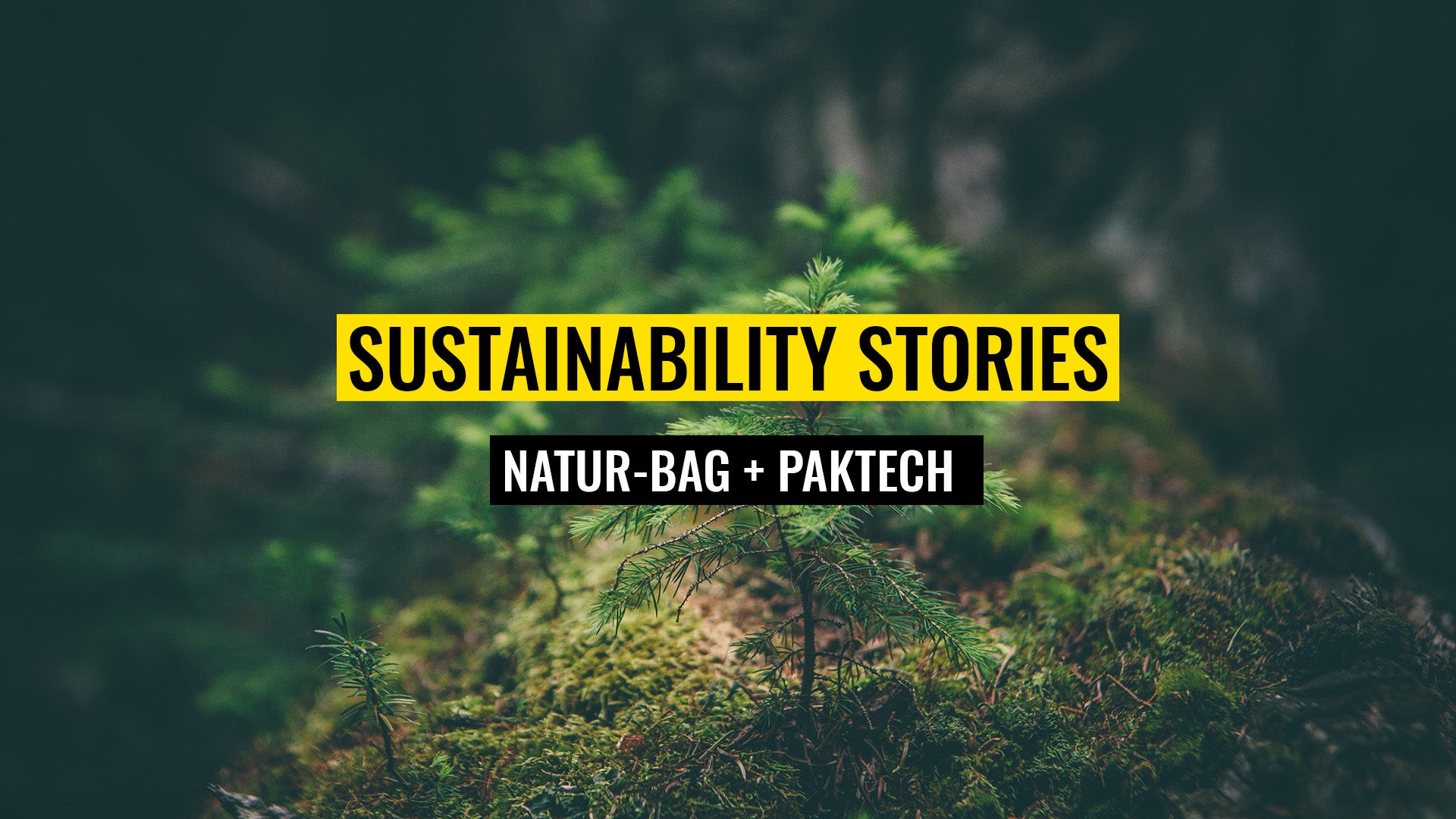 Sustainability Stories - Nature bag and Paktech
