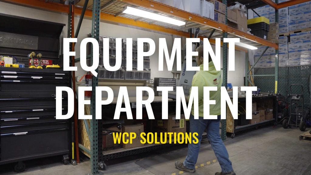 Equipment Department at WCP Solutions