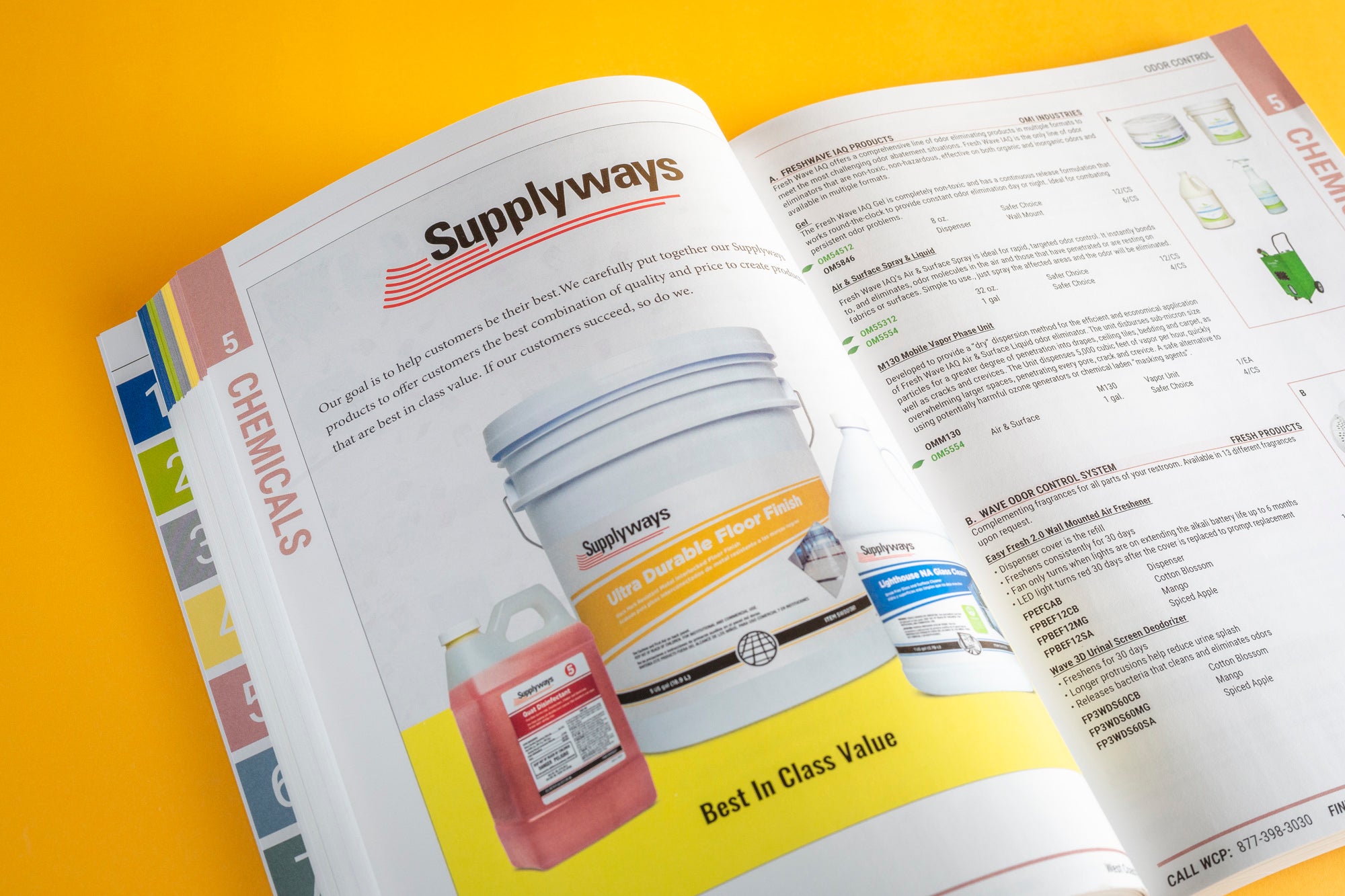 Supplyways janitorial products in the 2023 WCP Industrial Catalog