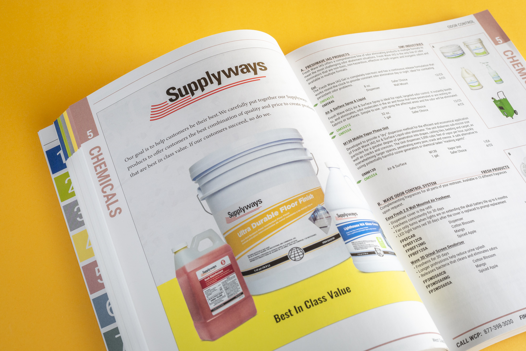 Supplyways janitorial products in the 2023 WCP Industrial Catalog