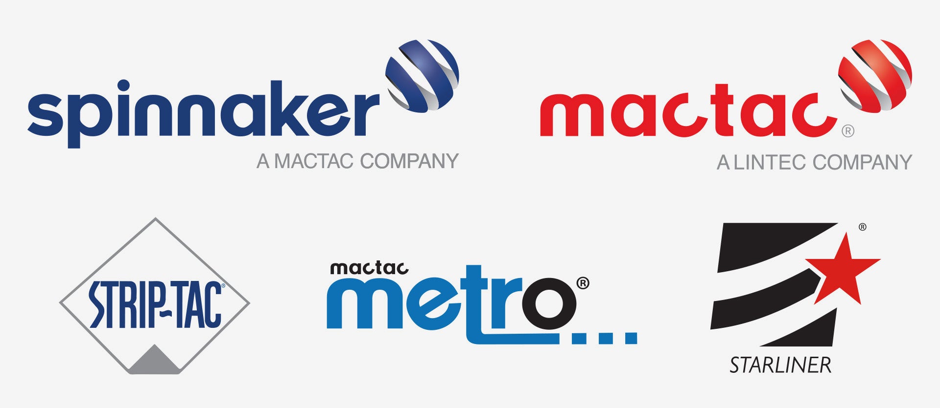Spinnaker Mactac logos
