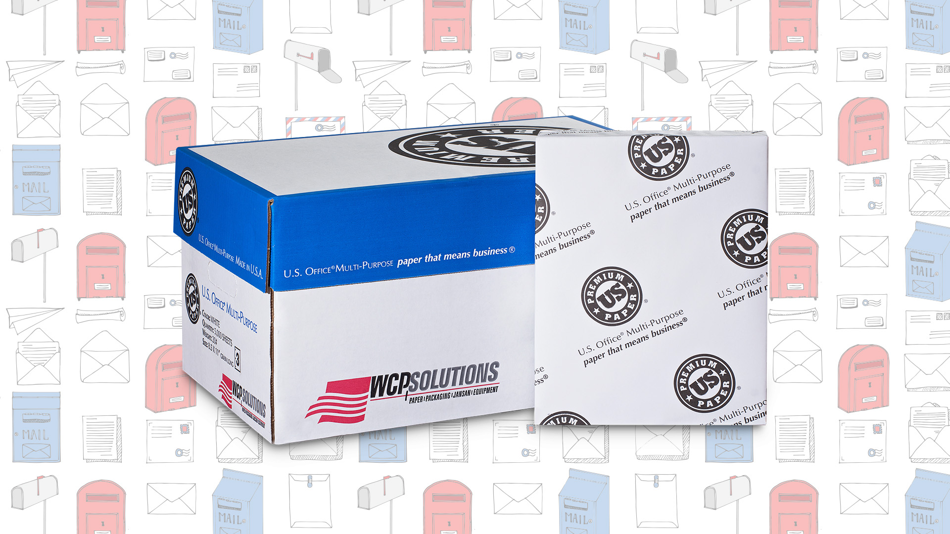 US Office Copy Paper Carton and Ream