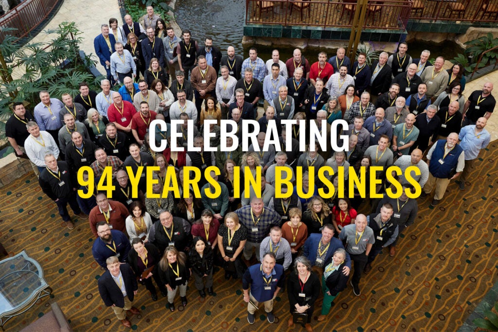 WCP Solutions sales team - celebrating 94 years in business