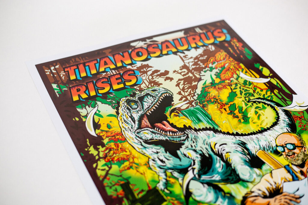 Titanosaurus Rises - Titan Coated Paper Poster Series - WCP Solutions