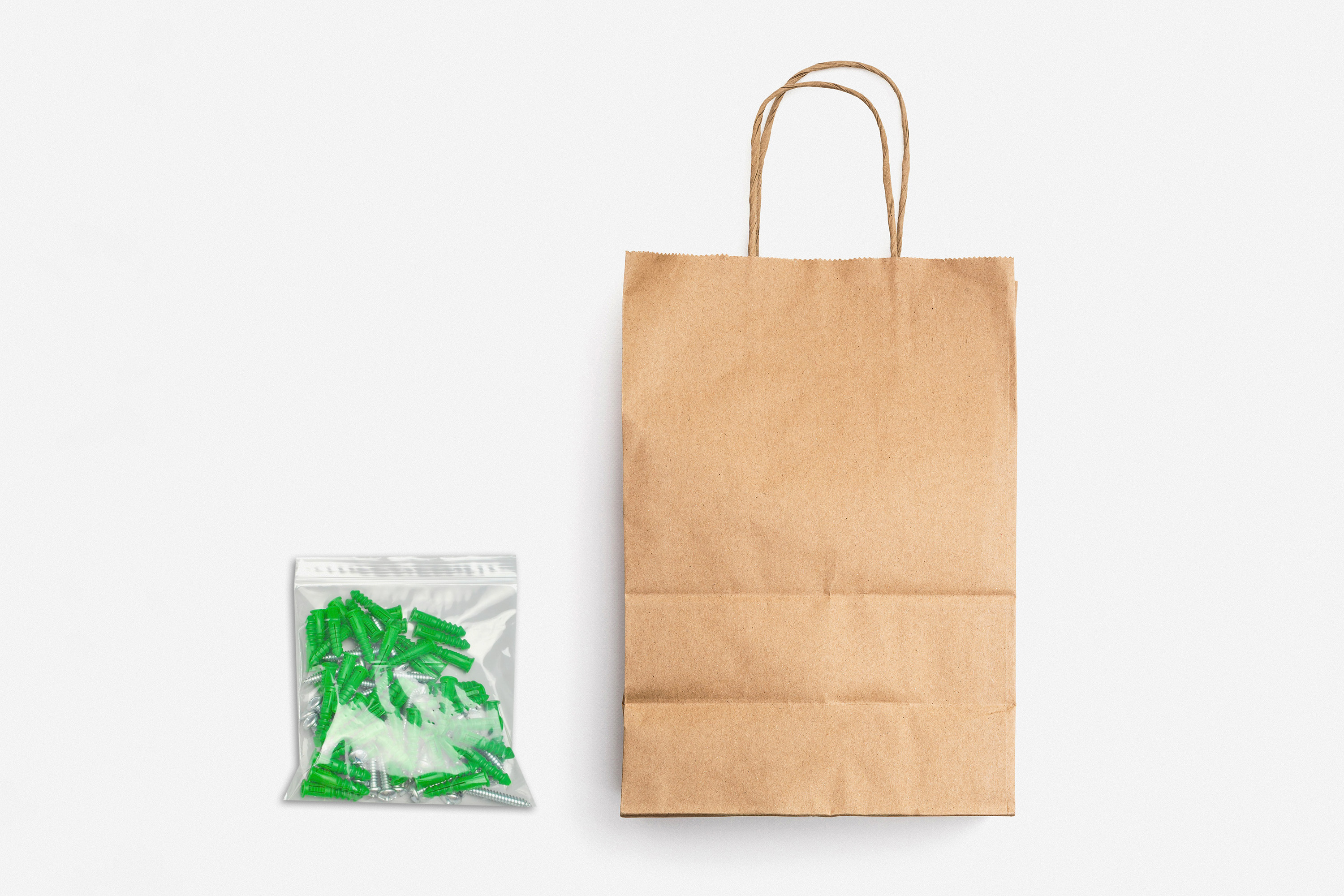 Paper and Poly Bag