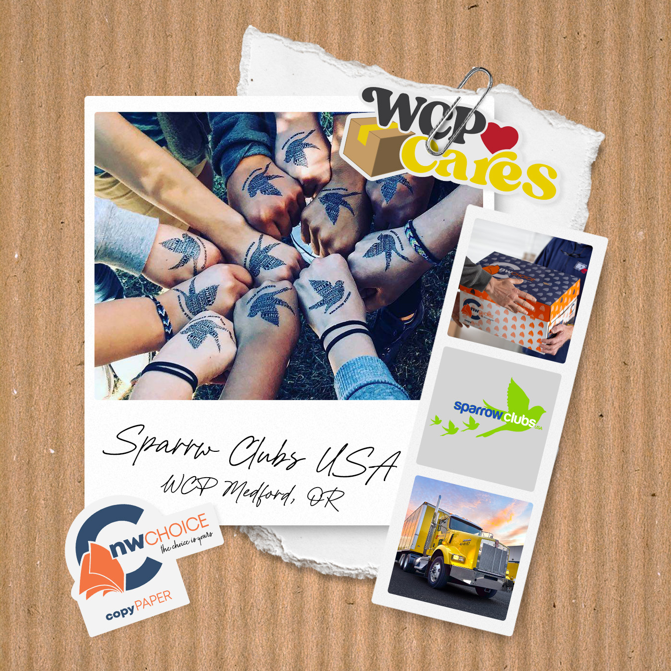 Sparrow Clubs USA - WCP Cares - Medford, OR