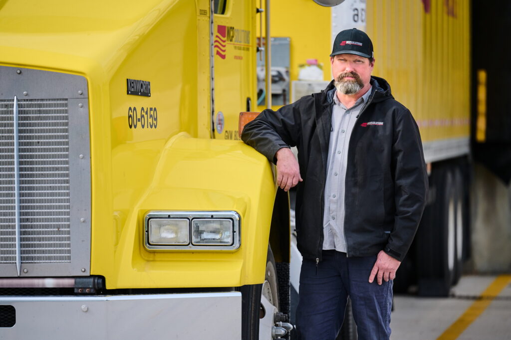 David Howell, delivery driver for WCP Solutions Boise, Idaho