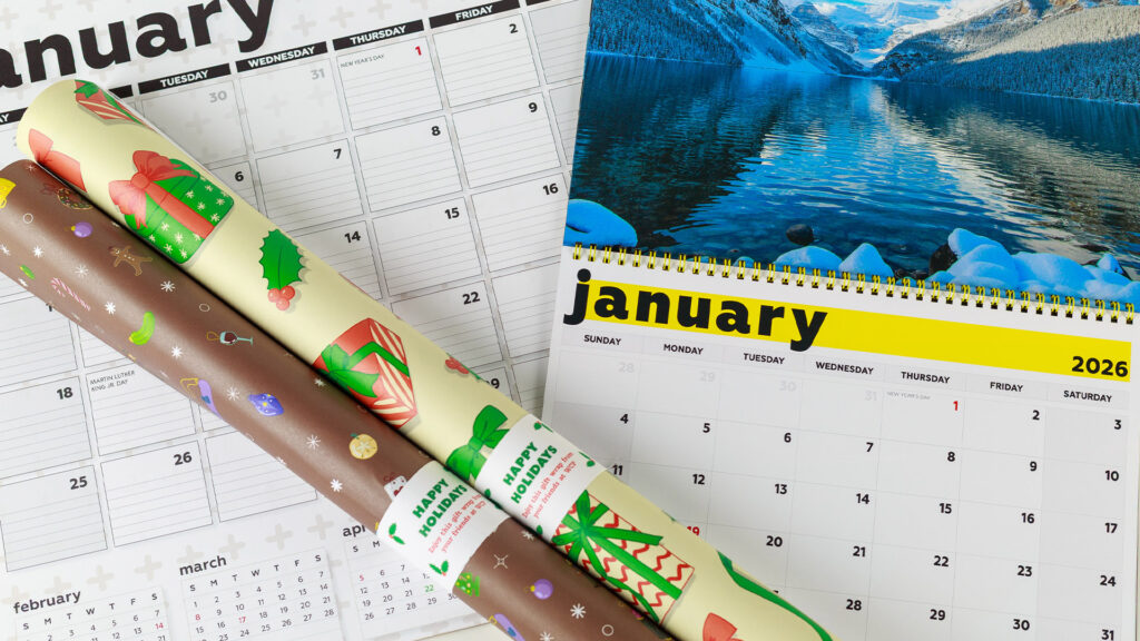 WCP Calendars and Holiday Wrap