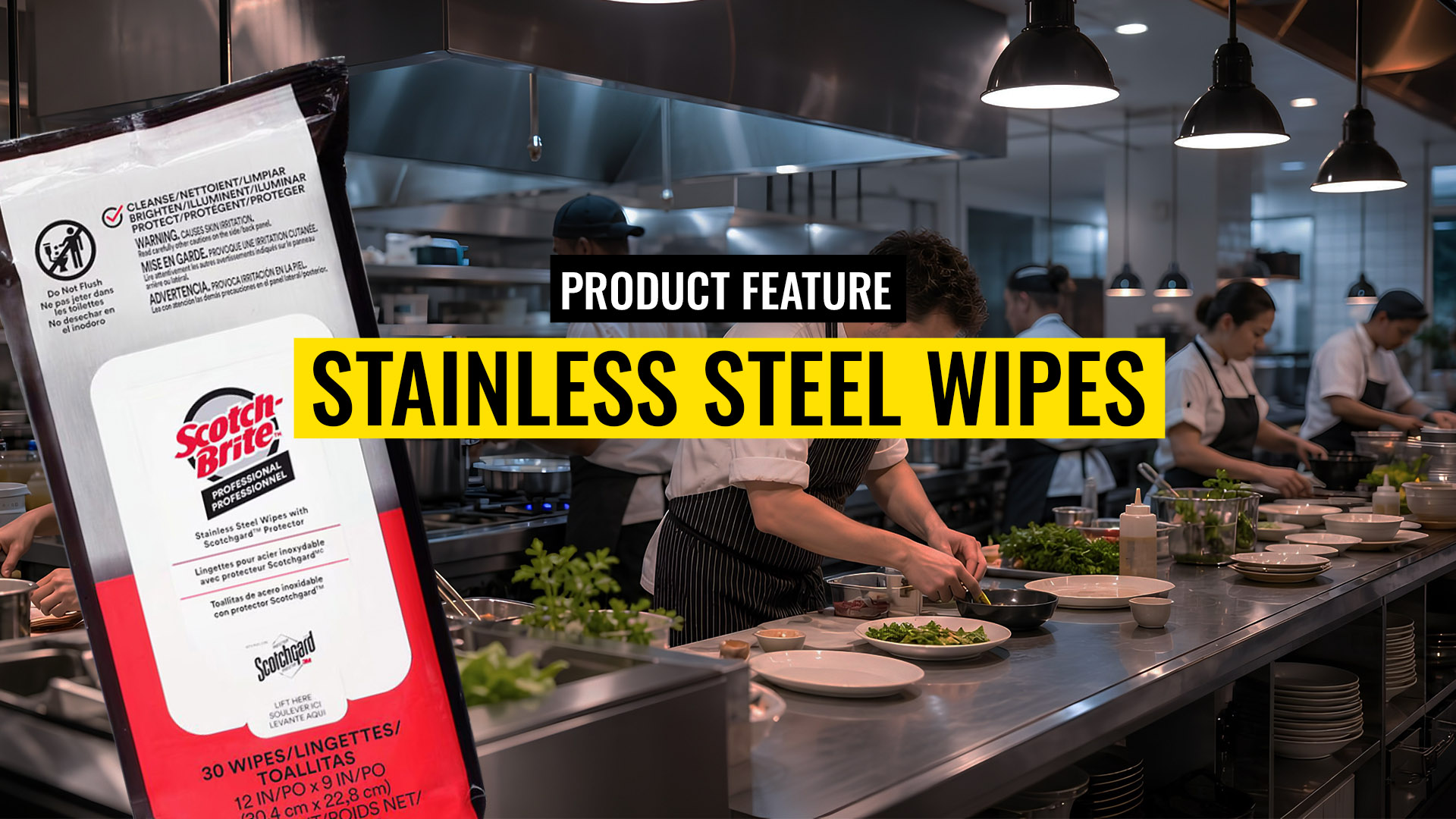Product Spotlight Scotch-brite Stainless Steel Wipes