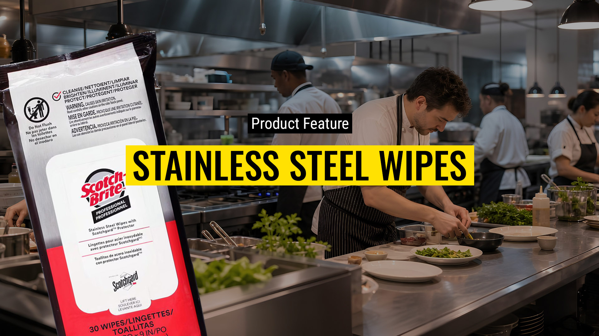 Scotch-Brite Stainless Steel Wipes