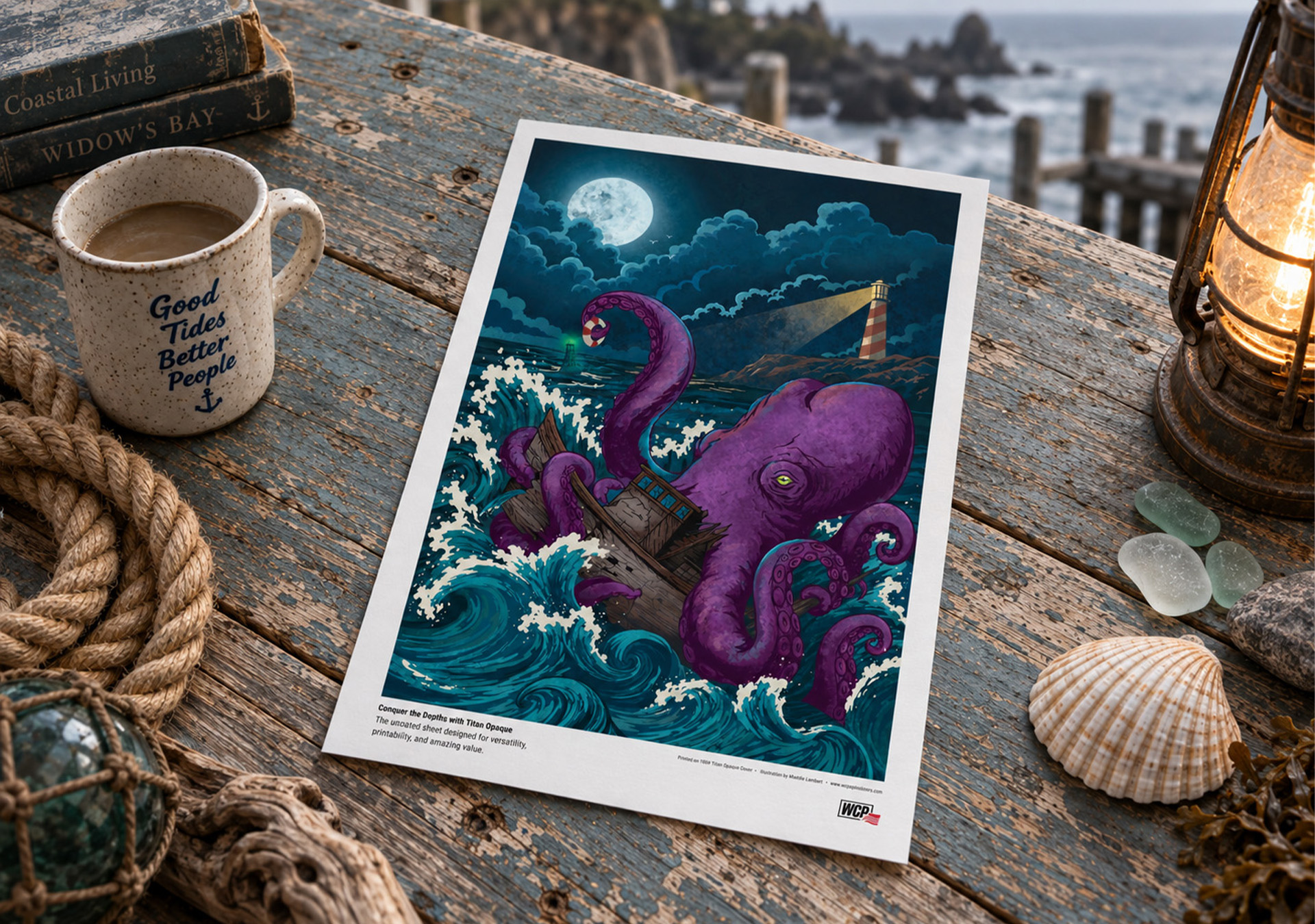 Conquer the Depths - Titan Opaque Limited Edition Poster - WCP Solutions